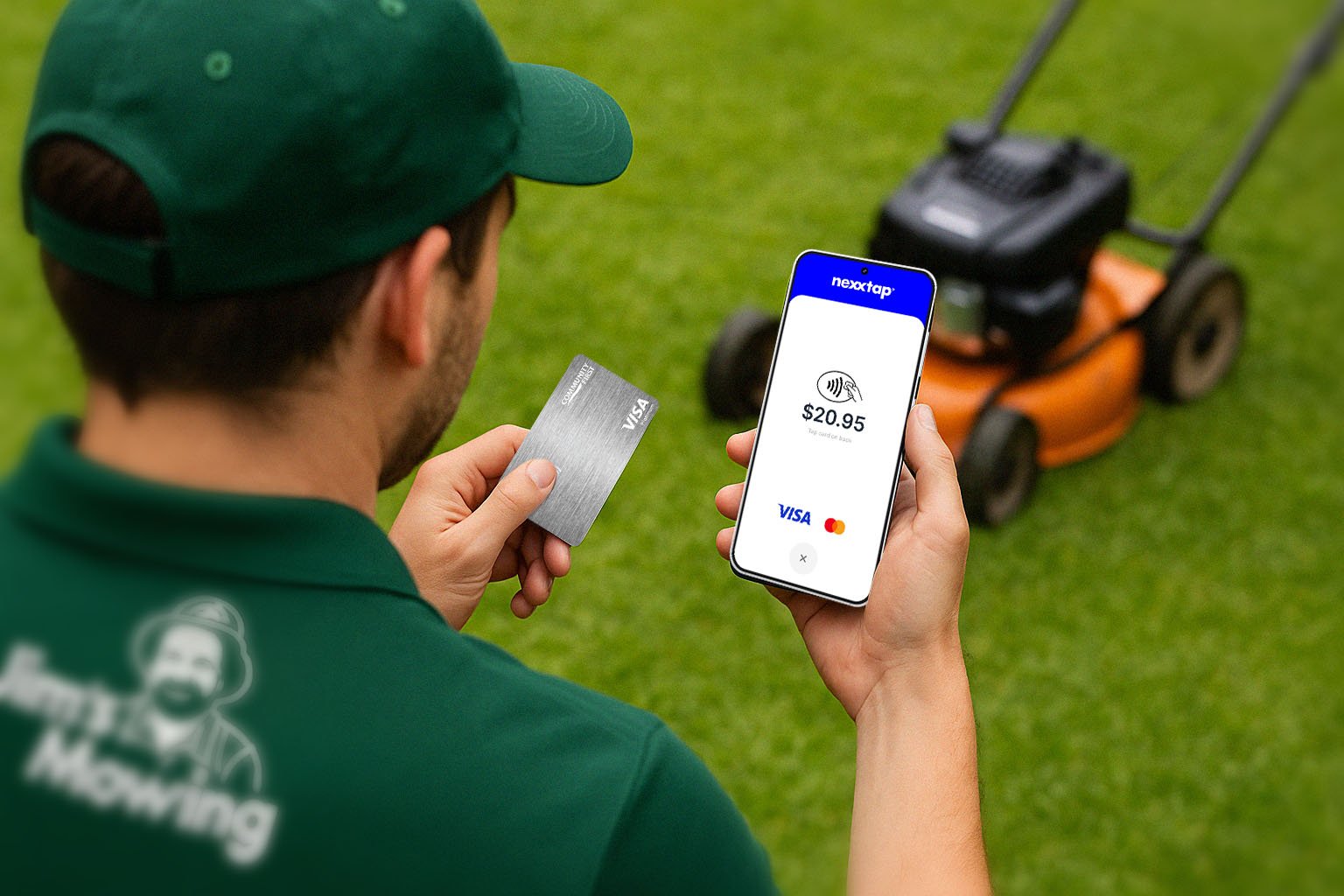 Jims Mowing Payment Nexxtap