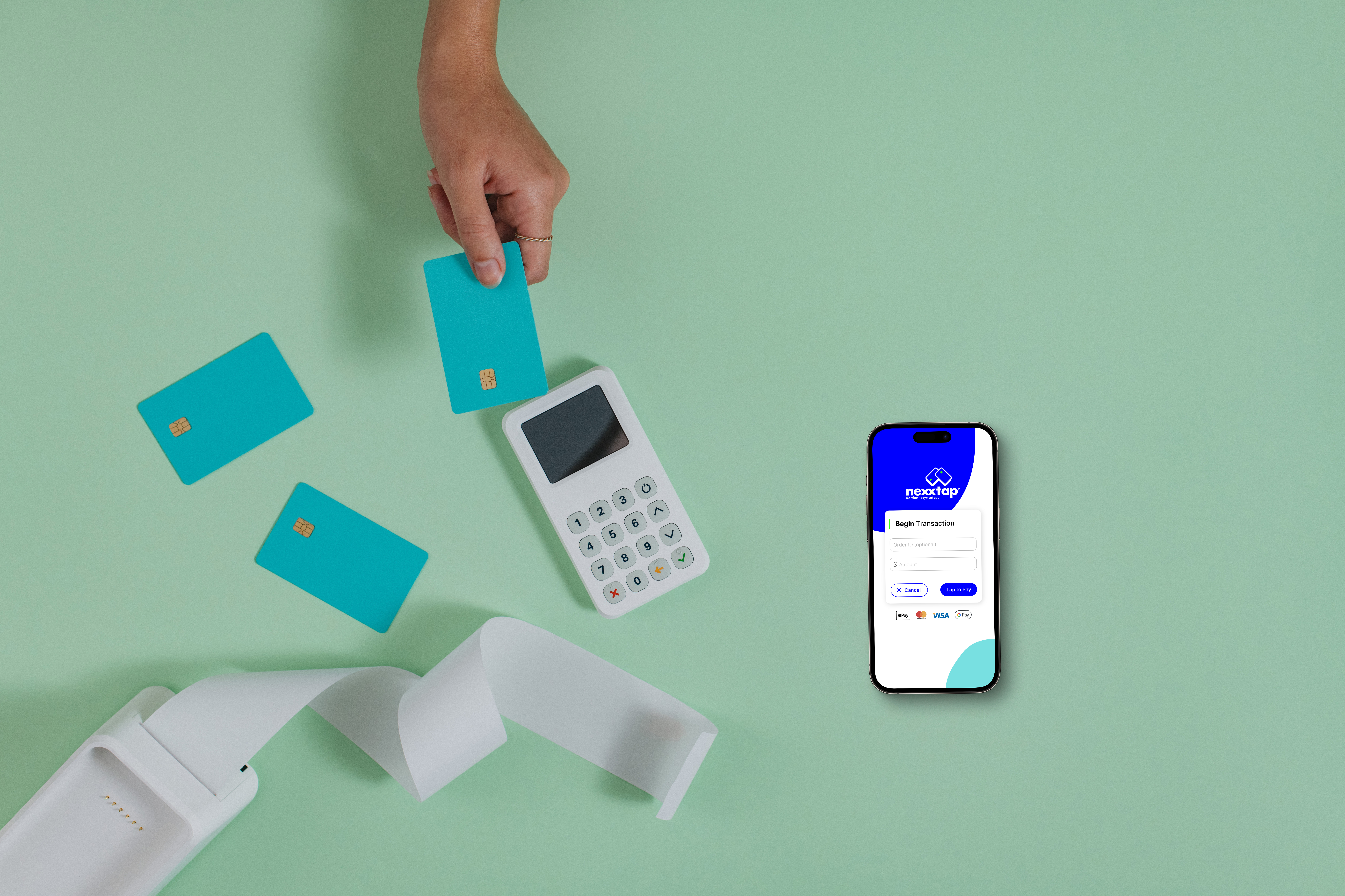 mockuuups-e-commerce-themed-iphone-mockup-on-green-background